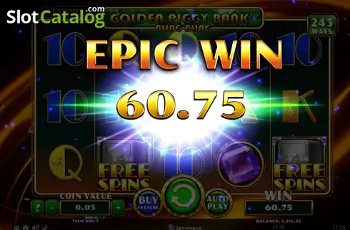 Скрин6. Golden Piggy Bank Bling Bling слот
