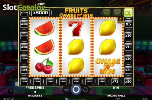 Скрин6. Fruits Chase’N’Win слот