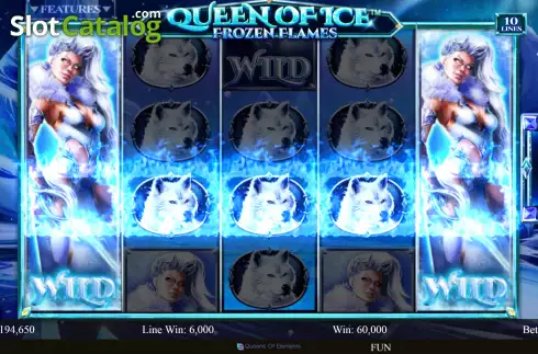Скрин4. Queen of Ice Frozen Flames слот