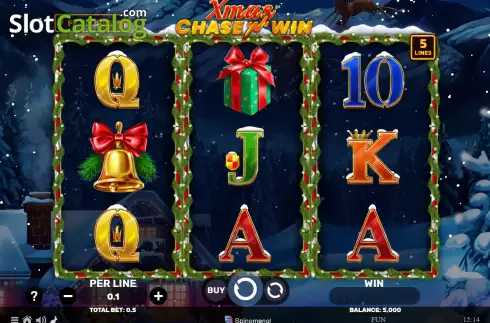 Скрин2. Xmas Chase N Win слот