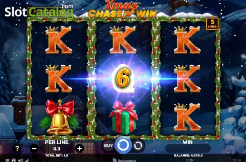 Скрин3. Xmas Chase N Win слот