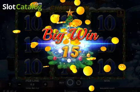 Скрин4. Xmas Chase N Win слот