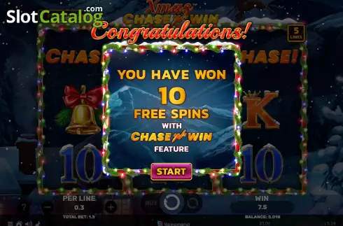 Скрин5. Xmas Chase N Win слот