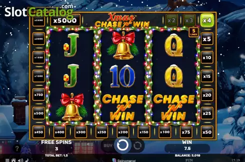 Скрин7. Xmas Chase N Win слот