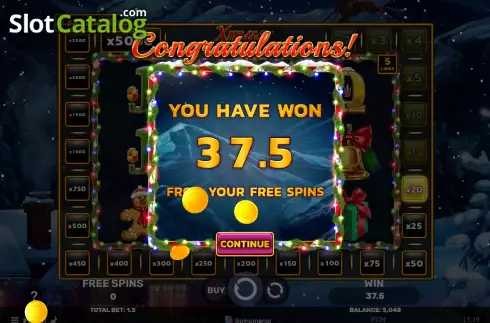Скрин8. Xmas Chase N Win слот