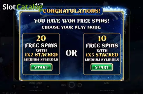 Скрин5. Snowing Gifts слот