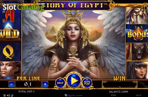 Скрин2. Story of Egypt - Egyptian Darkness слот