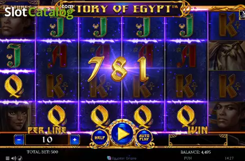 Скрин3. Story of Egypt - Egyptian Darkness слот
