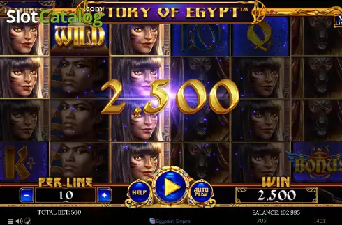 Скрин4. Story of Egypt - Egyptian Darkness слот