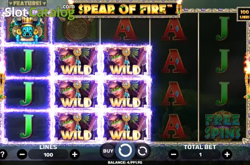 Скрин4. Spear Of Fire слот