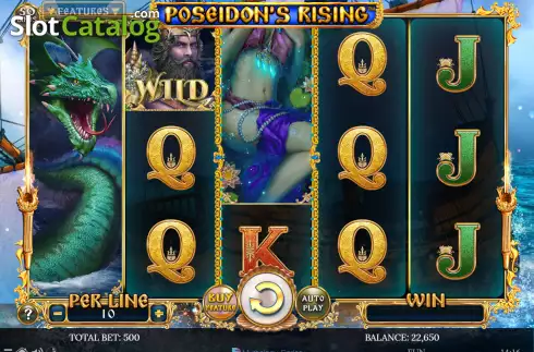 Скрин2. Poseidon's Rising - The Golden Era слот