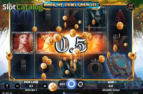 Скрин3. Book of Demi Gods III - The Golden Era слот