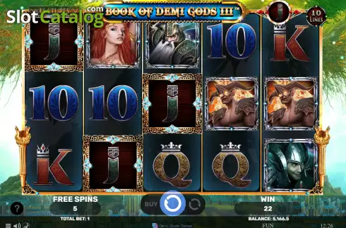 Скрин7. Book of Demi Gods III - The Golden Era слот