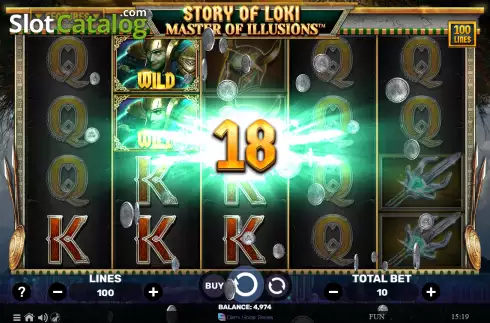 Скрин4. Story of Loki Master of Illusions слот