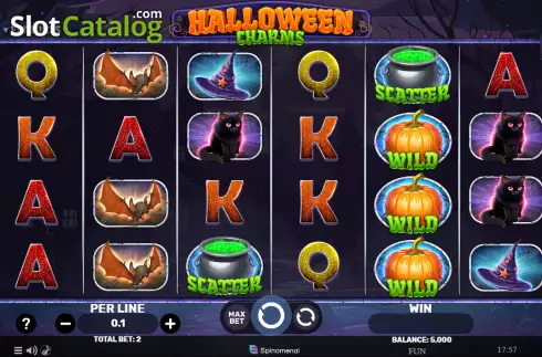 Скрин2. Halloween Charms слот
