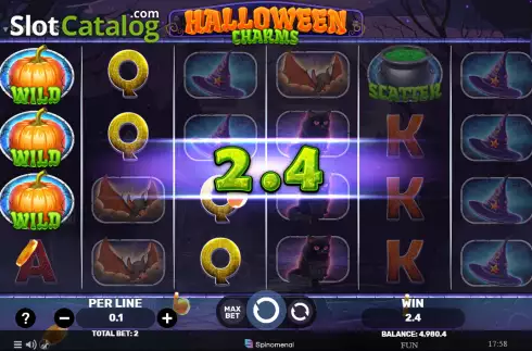 Скрин3. Halloween Charms слот