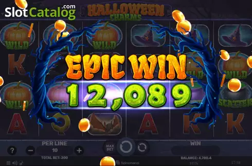 Скрин4. Halloween Charms слот