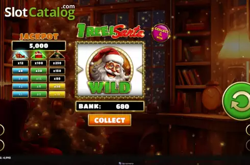 Скрин3. 1 Reel Santa слот