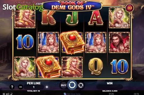Скрин2. Book of Demi Gods V слот