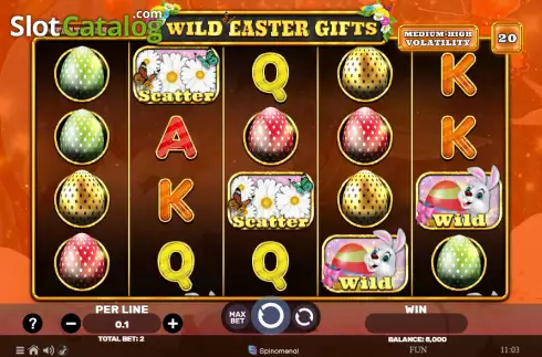 Скрин2. Wild Easter Gifts слот