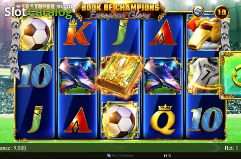 Скрин2. Book of Champions - European Glory слот