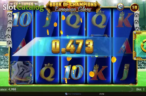 Скрин3. Book of Champions - European Glory слот