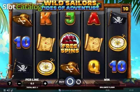 Скрин2. Wild Sailors - Tides of Adventure слот