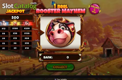 Скрин2. 1 Reel Rooster Mayhem слот