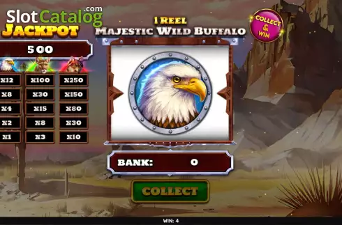 Скрин3. 1 Reel Majestic Wild Buffalo слот