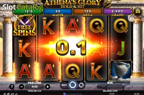 Скрин3. Athena's Glory Hold & Hit слот