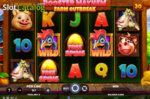 Скрин2. Rooster Mayhem Farm Outbreak слот