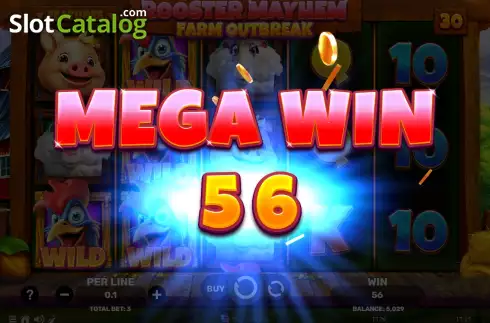 Скрин3. Rooster Mayhem Farm Outbreak слот