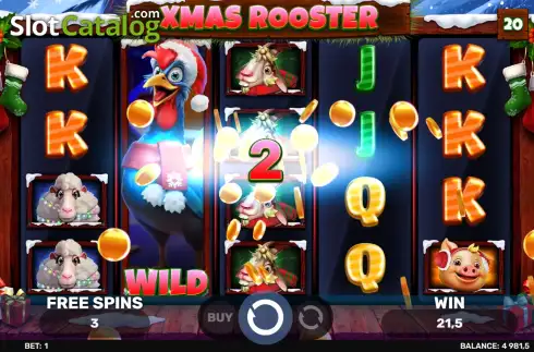 Скрин3. Xmas Rooster слот