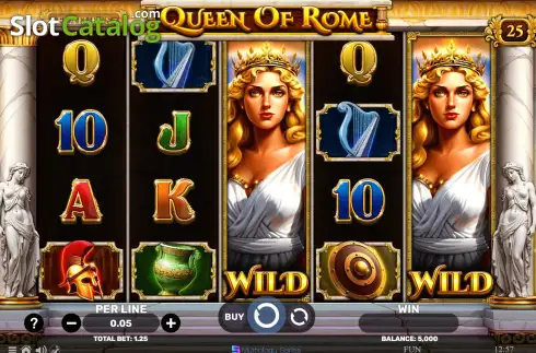 Скрин2. Queen of Rome слот