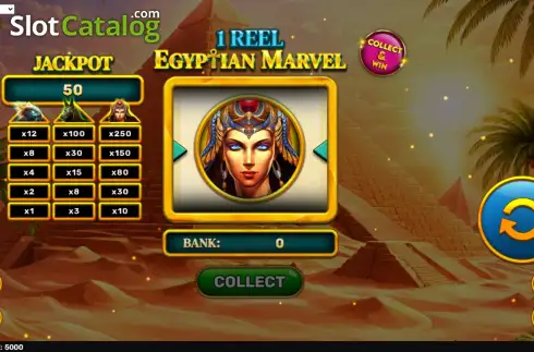 Скрин2. 1 Reel - Egyptian Marvel слот
