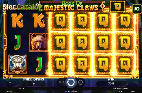 Скрин3. Book of Majestic Claws слот