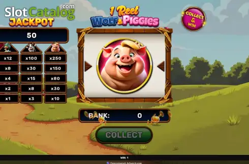 Скрин3. 1 Reel - Wolf & Piggies слот
