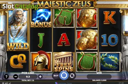 Скрин2. Majestic Zeus слот