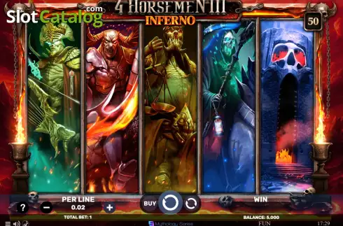 Скрин2. 4 Horsemen 3 - Inferno слот