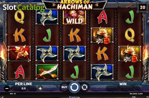 Скрин2. Arrows of Hachiman слот