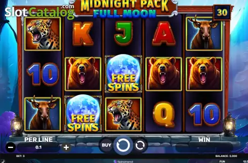 Скрин2. Midnight Pack - Full Moon слот