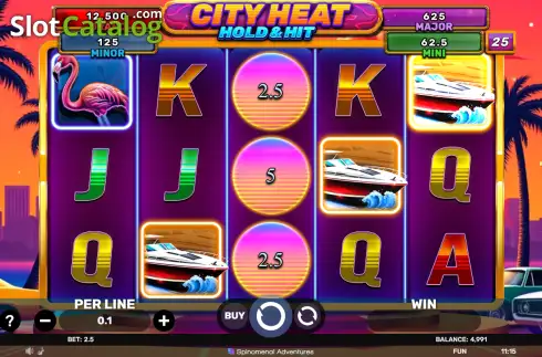 Скрин2. City Heat - Hold & Hit слот