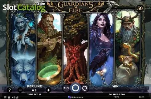 Скрин2. Guardians of Eire слот