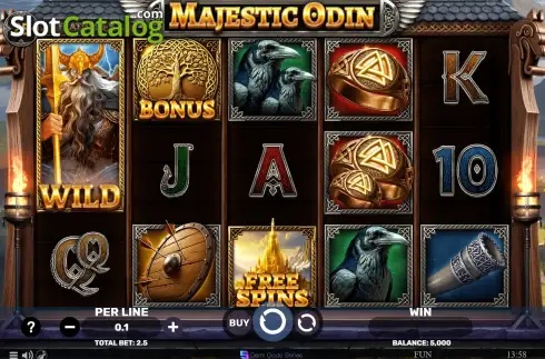 Скрин2. Majestic Odin слот