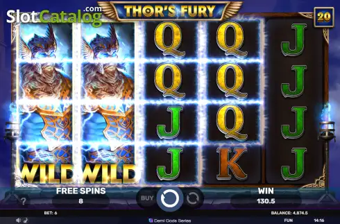 Скрин3. Thor's Fury слот