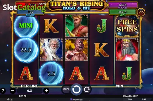 Скрин2. Titan's Rising - Hold & Hit слот