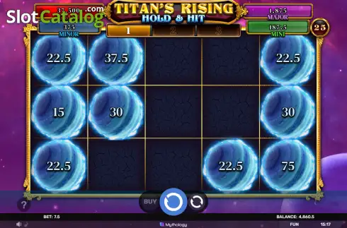 Скрин3. Titan's Rising - Hold & Hit слот