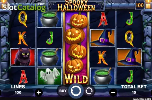 Скрин2. Spooky Halloween (Spinomenal) слот
