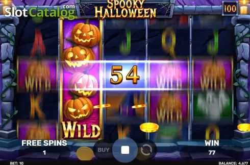Скрин3. Spooky Halloween (Spinomenal) слот