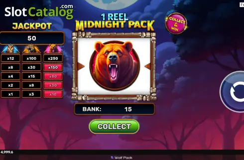 Скрин3. 1 Reel - Midnight Pack слот